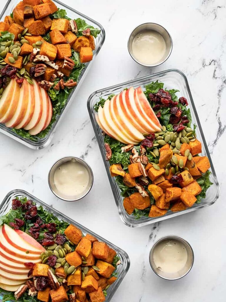 Autumn Kale And Sweet Potato Salad