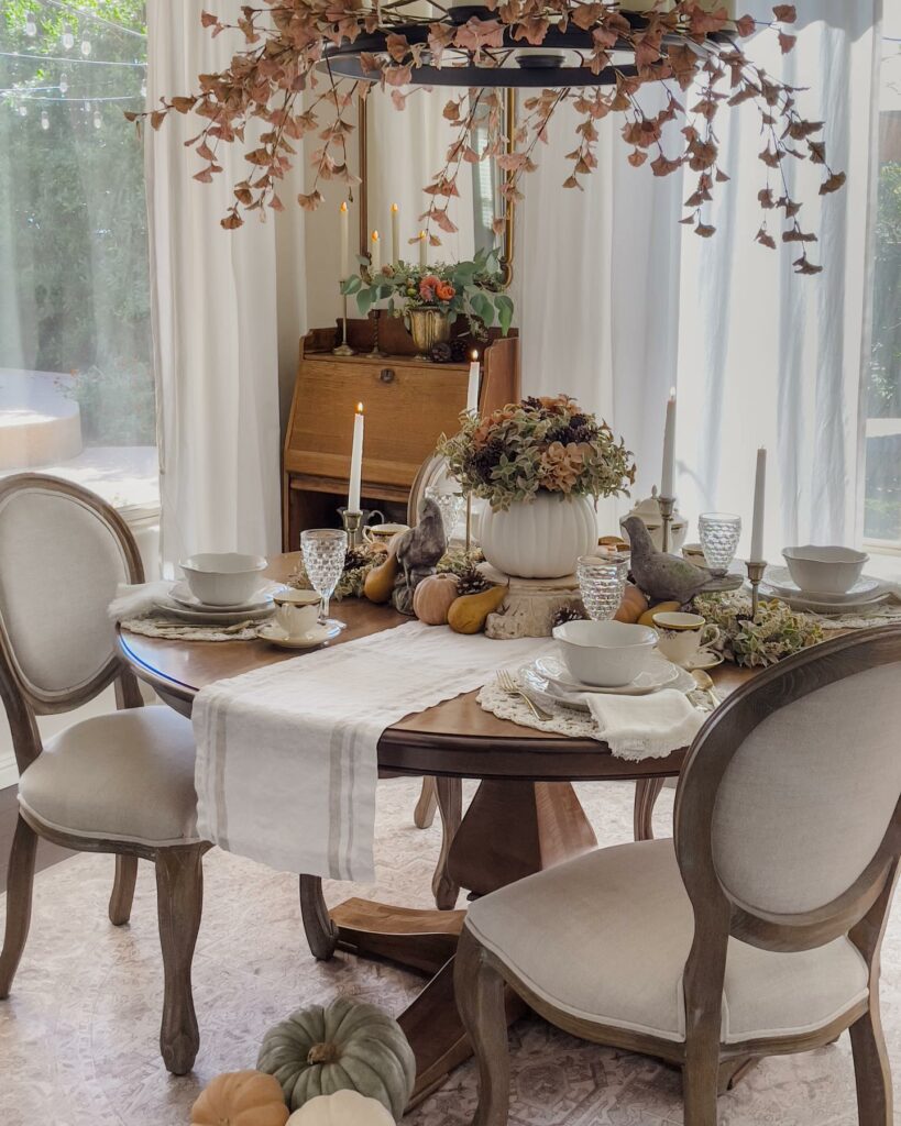 Blushing Autumn Table