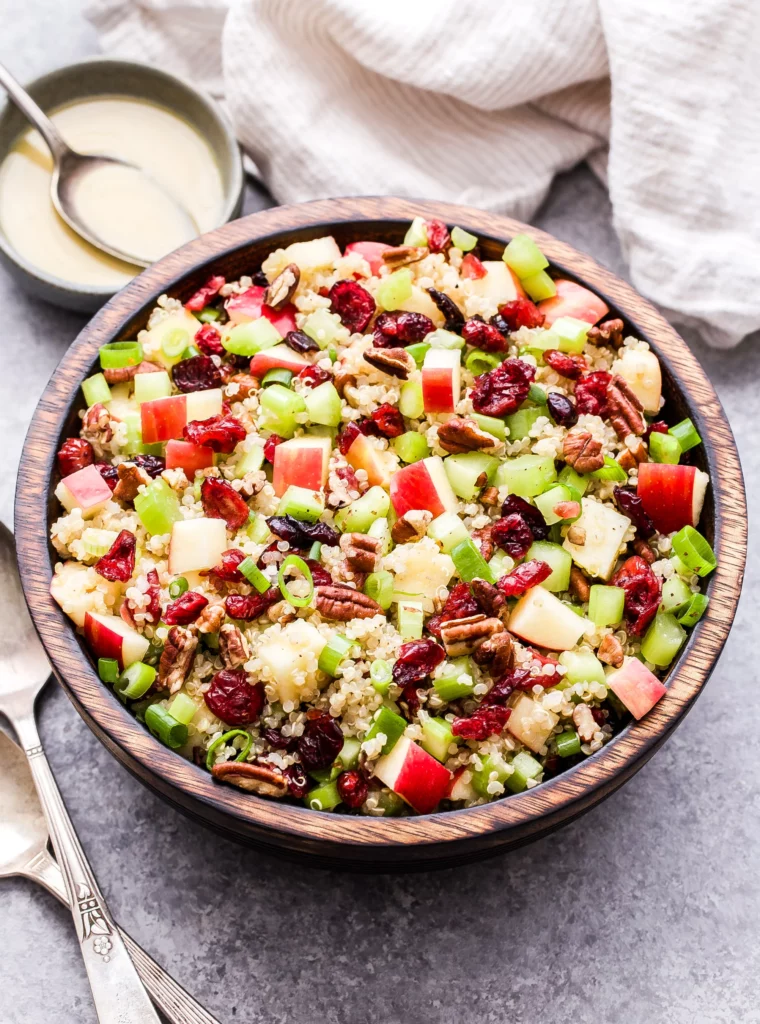 Cranberry Apple Quinoa Salad