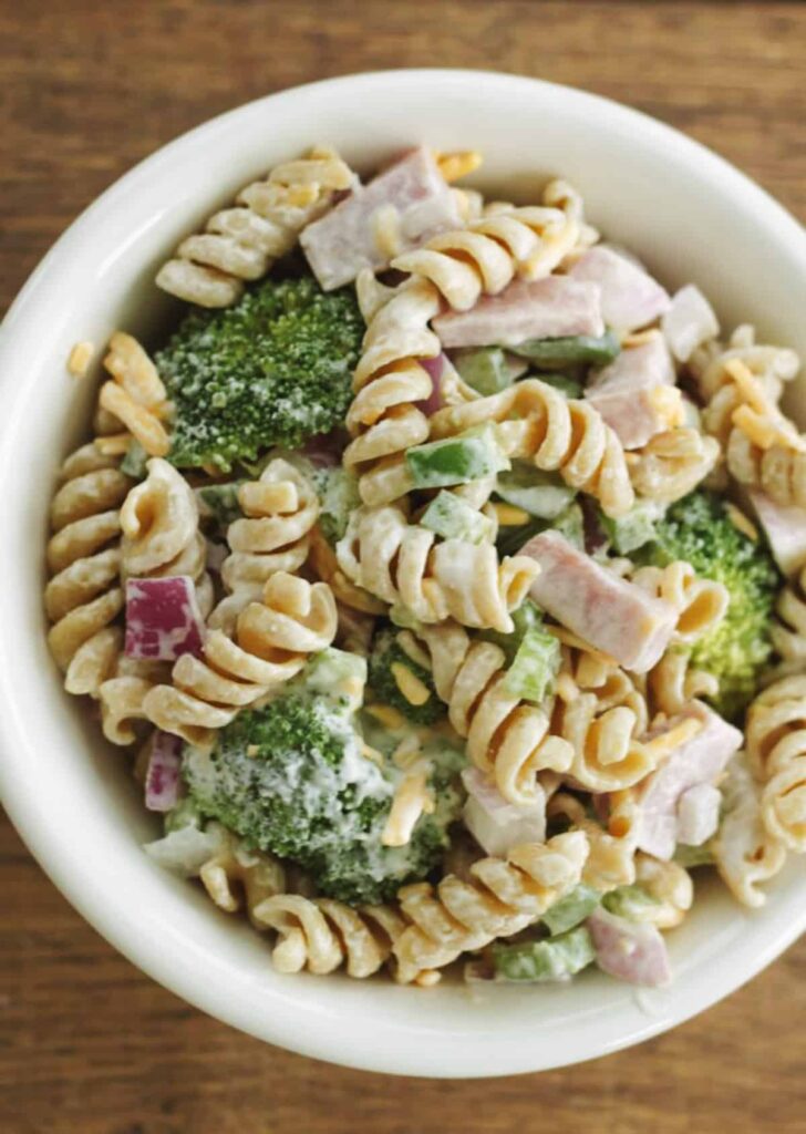 Broccoli, Ham & Pasta Salad