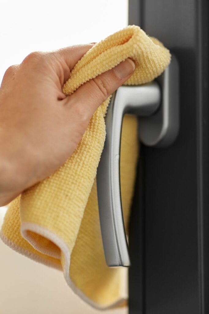 Cleaning with Microfiber