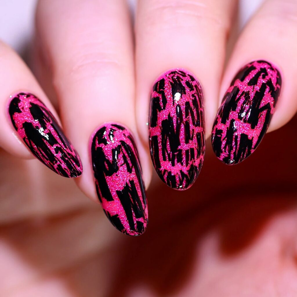 Cracked Taco Shell Pink Design