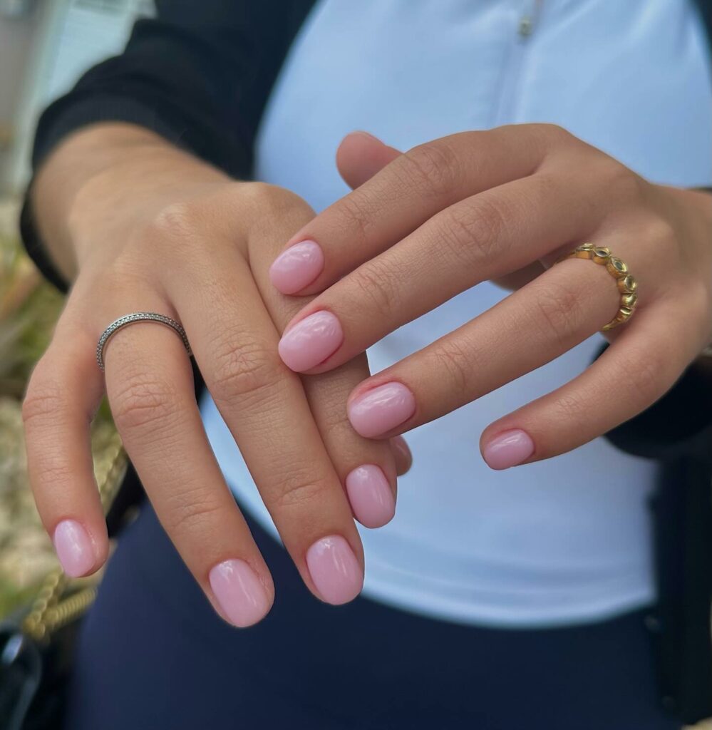 Simple Pink Mani