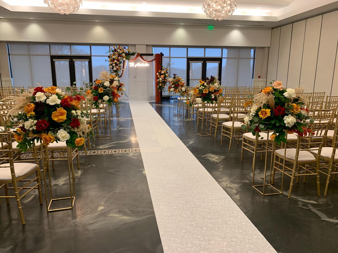 Bloomy Wedding Aisle Inspiration