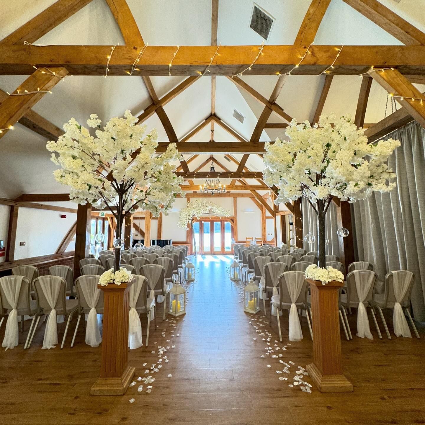 Stylish Wedding Aisle Decoration