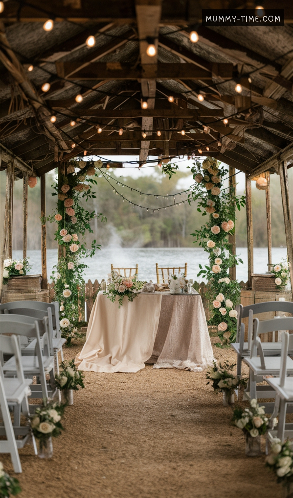 Intimate Wedding Aisle Design