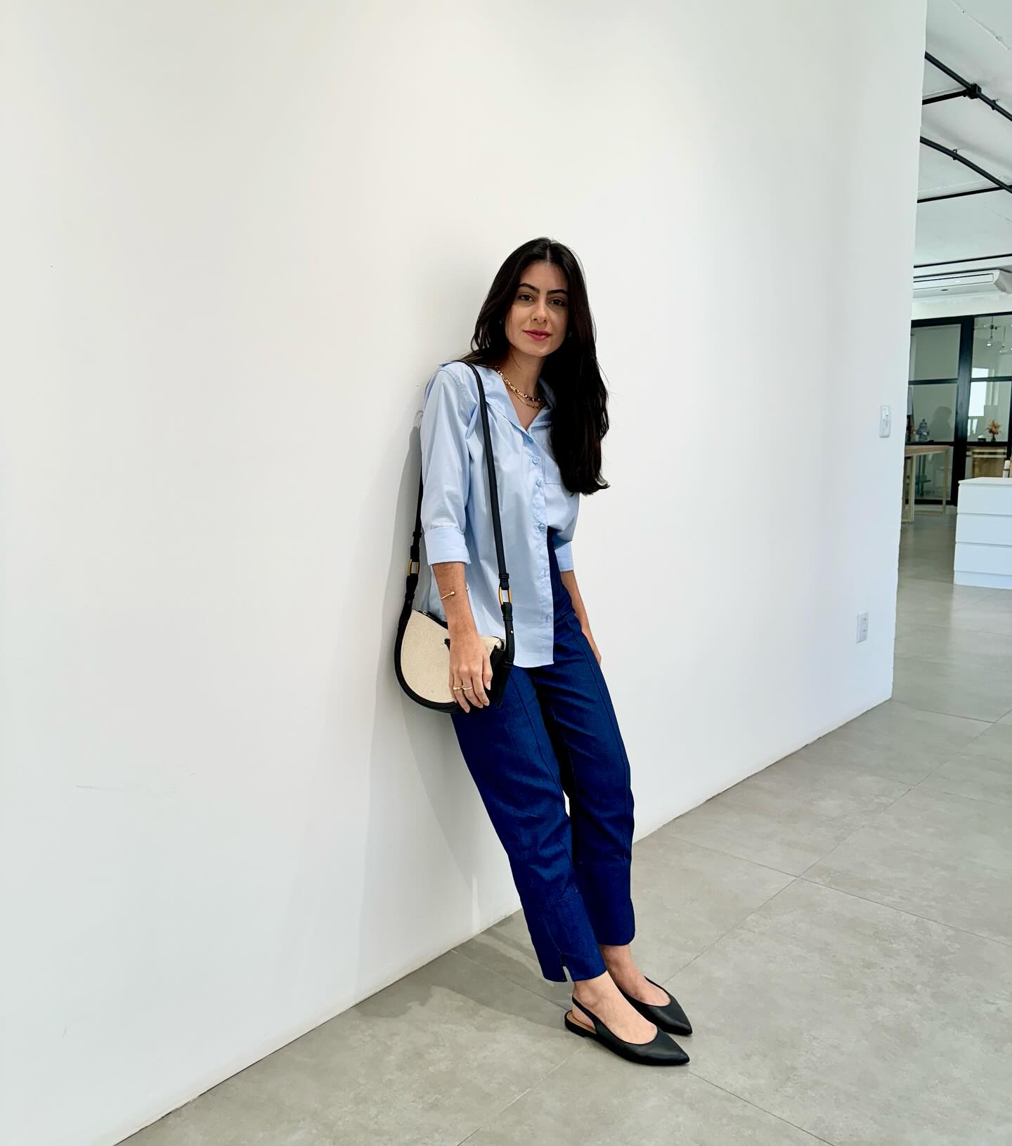 Blue Style Work Outfit