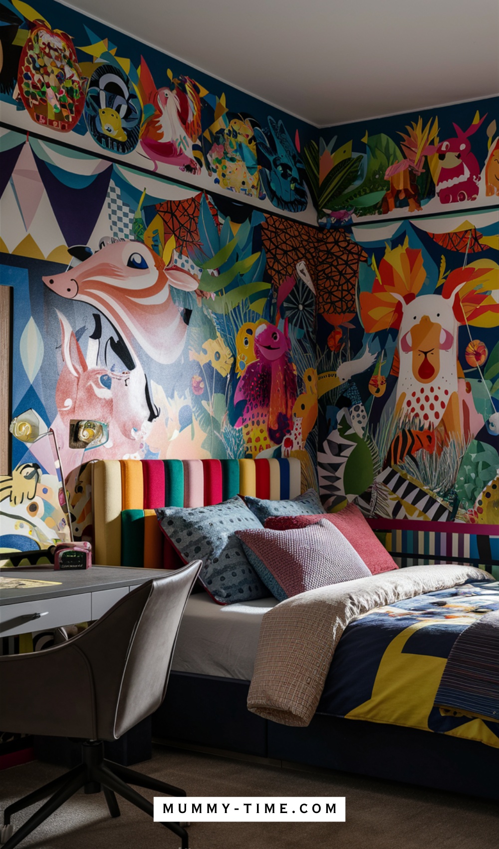 Artistic Bedroom Decor For Boy Toddlers