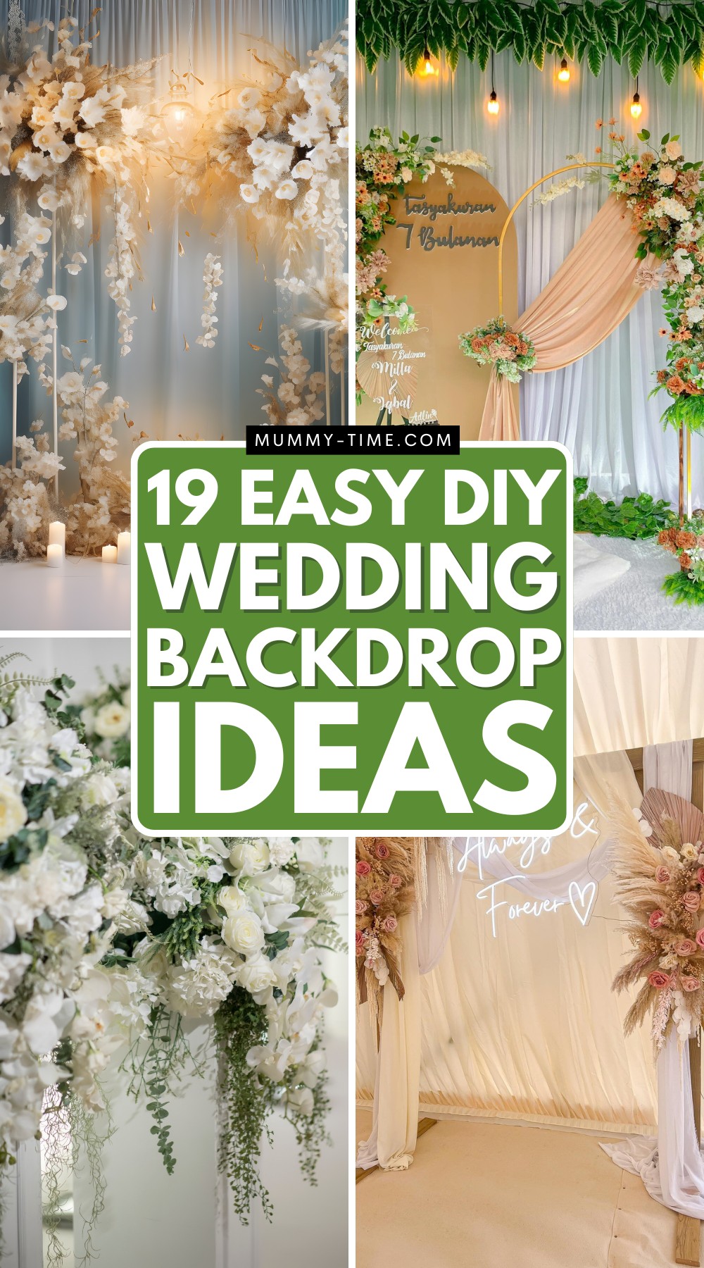 DIY Wedding Backdrop Ideas