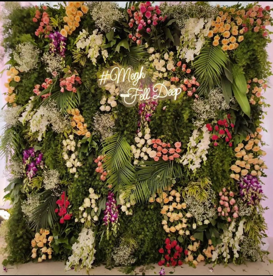 Maximal Floral DIY Backdrop