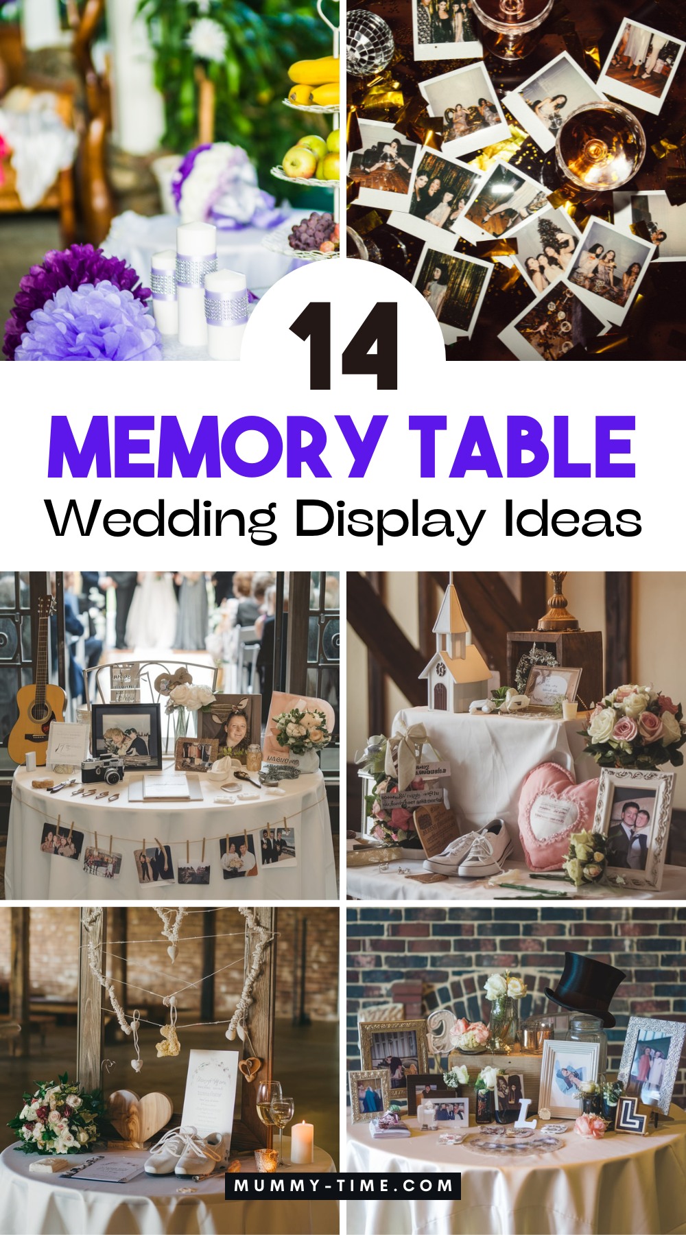Memory Table Wedding ideas-pin