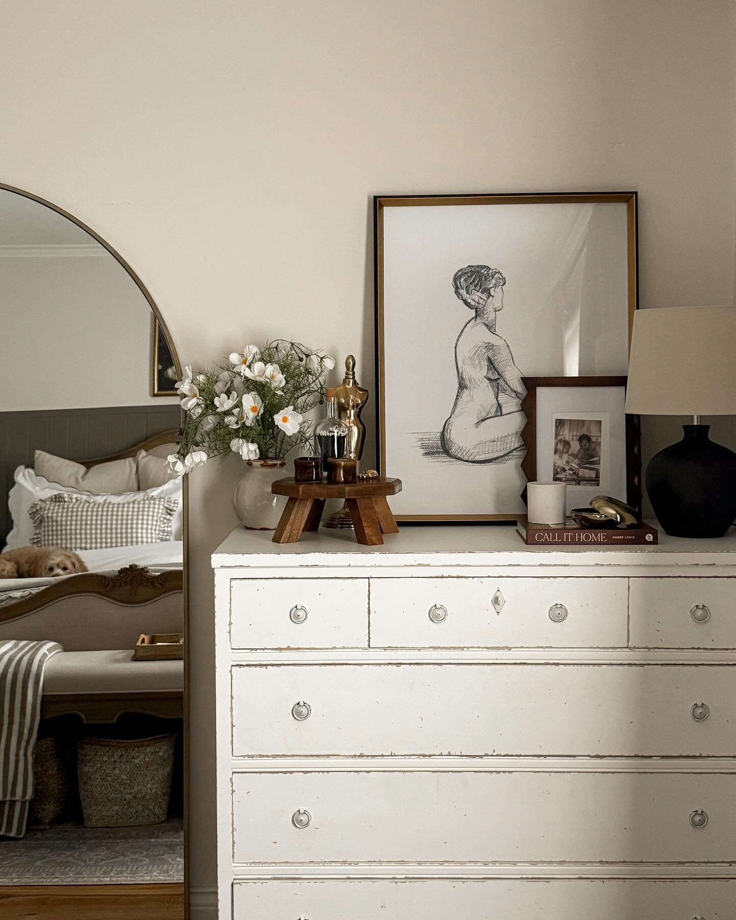 Vintage Dresser Table Styling