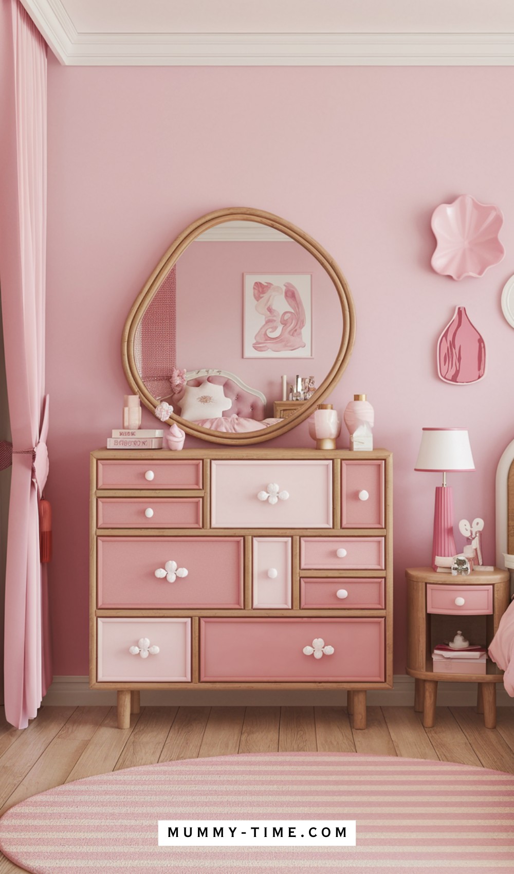 Gorgeous Pink Bedroom Decor