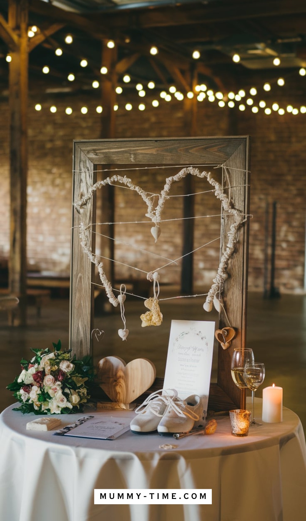 Farm Barn Memory Table Set Up
