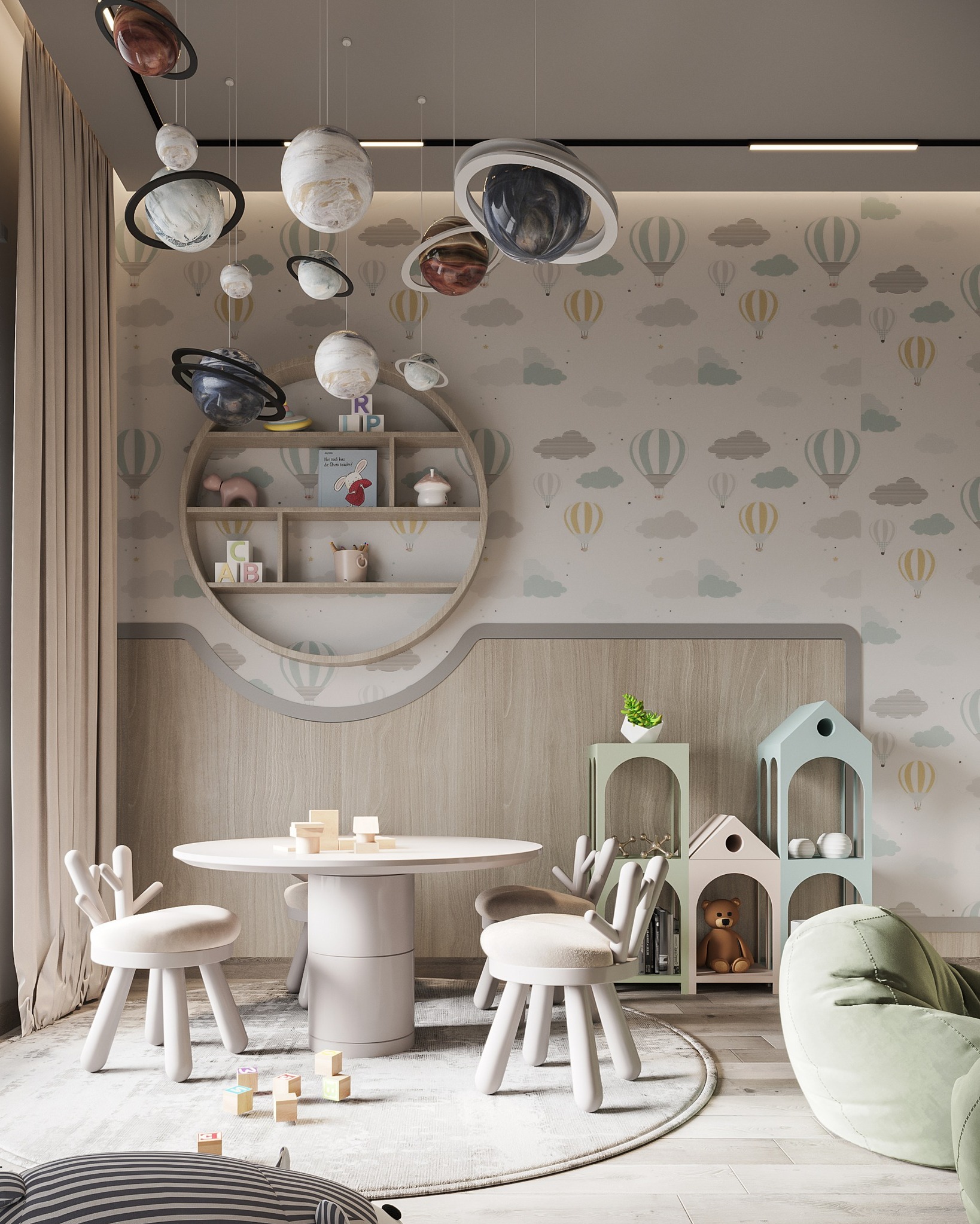 Dual Space Playroom Decor