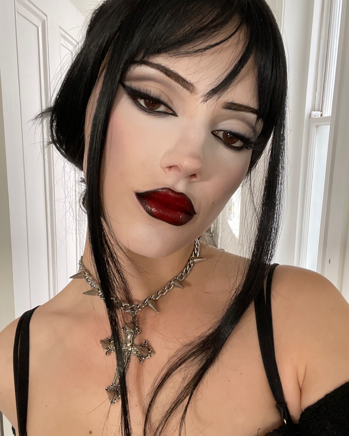 Moody Soft Goth Makeup Look