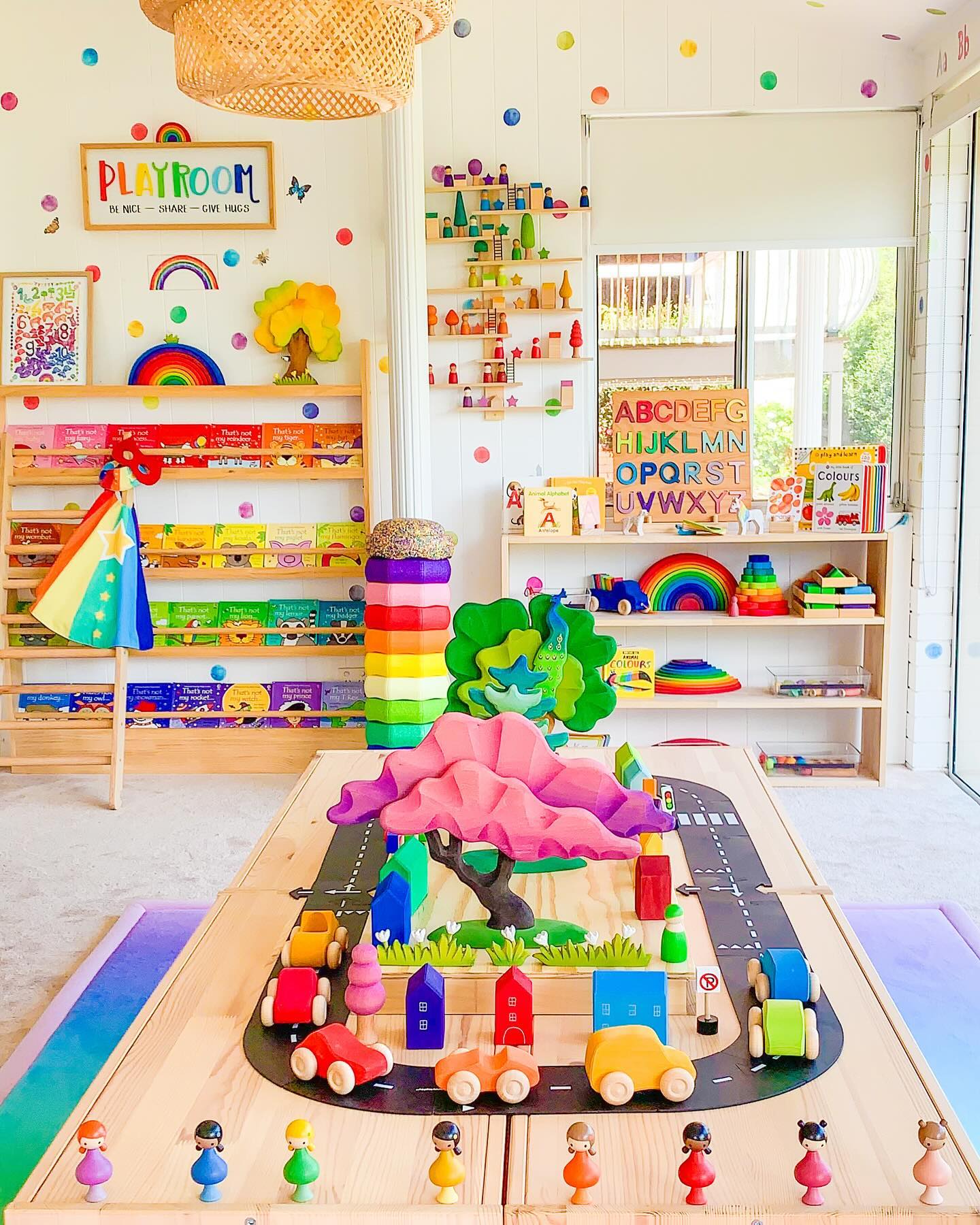 Rainbow Playroom Decor