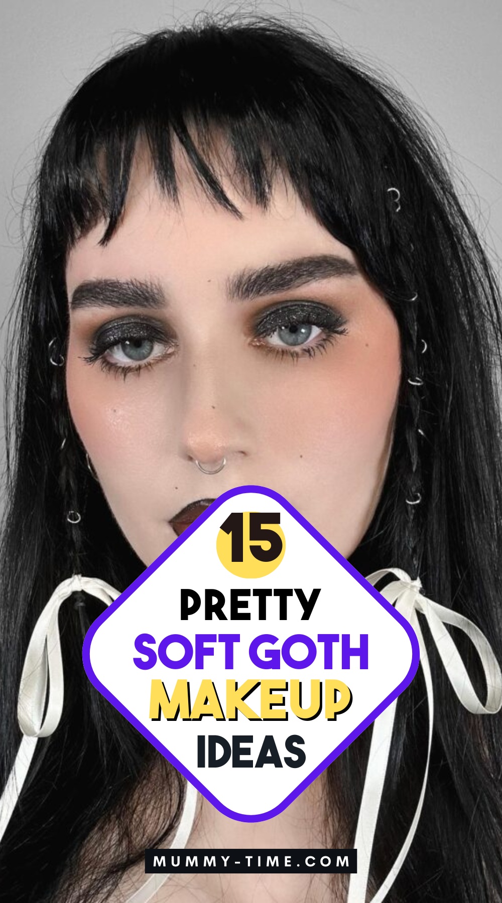 Soft Goth Makeup