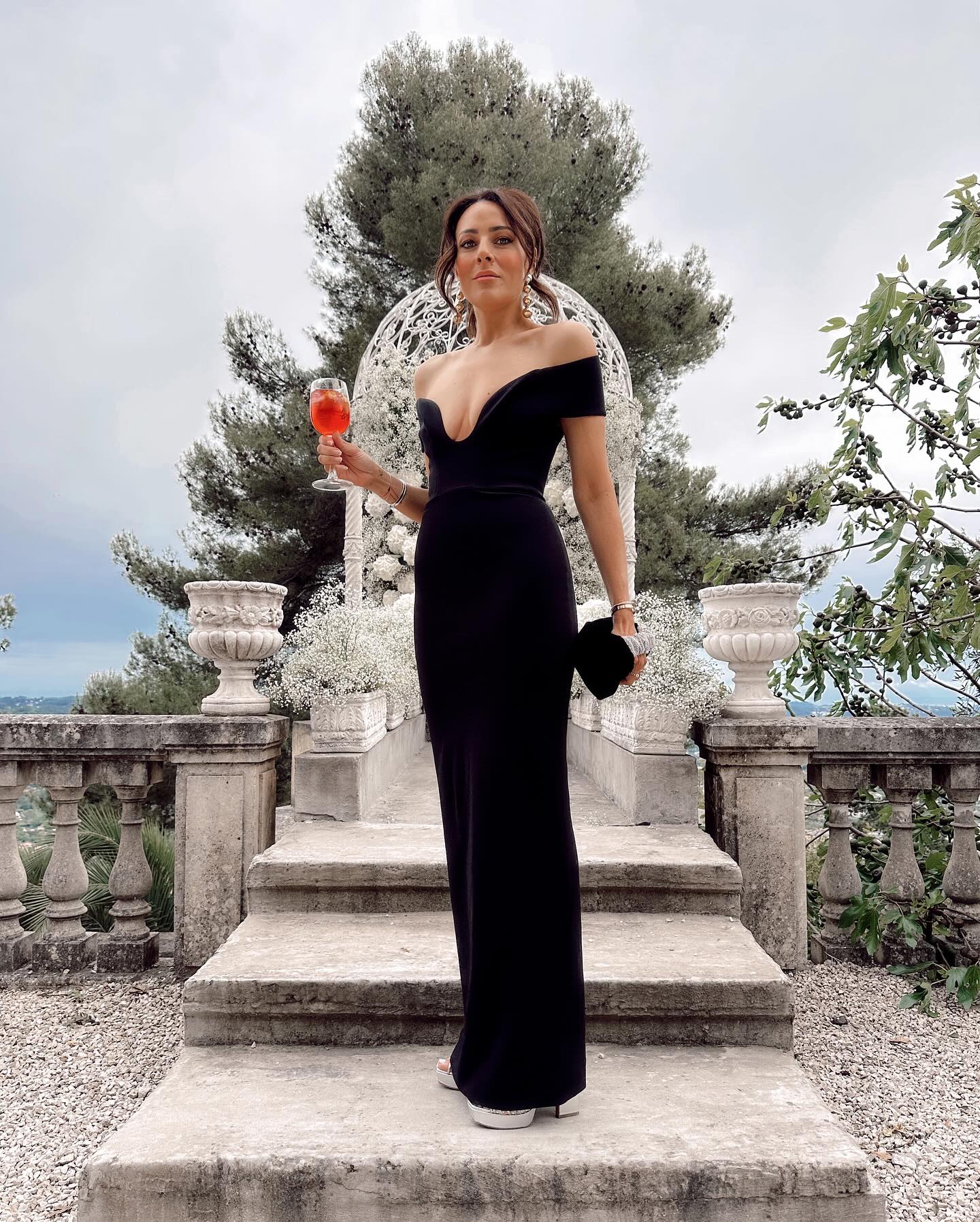 Winter Party Black Dress