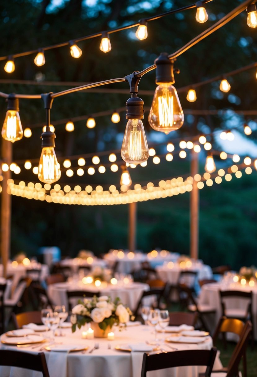 Edison bulb string lights