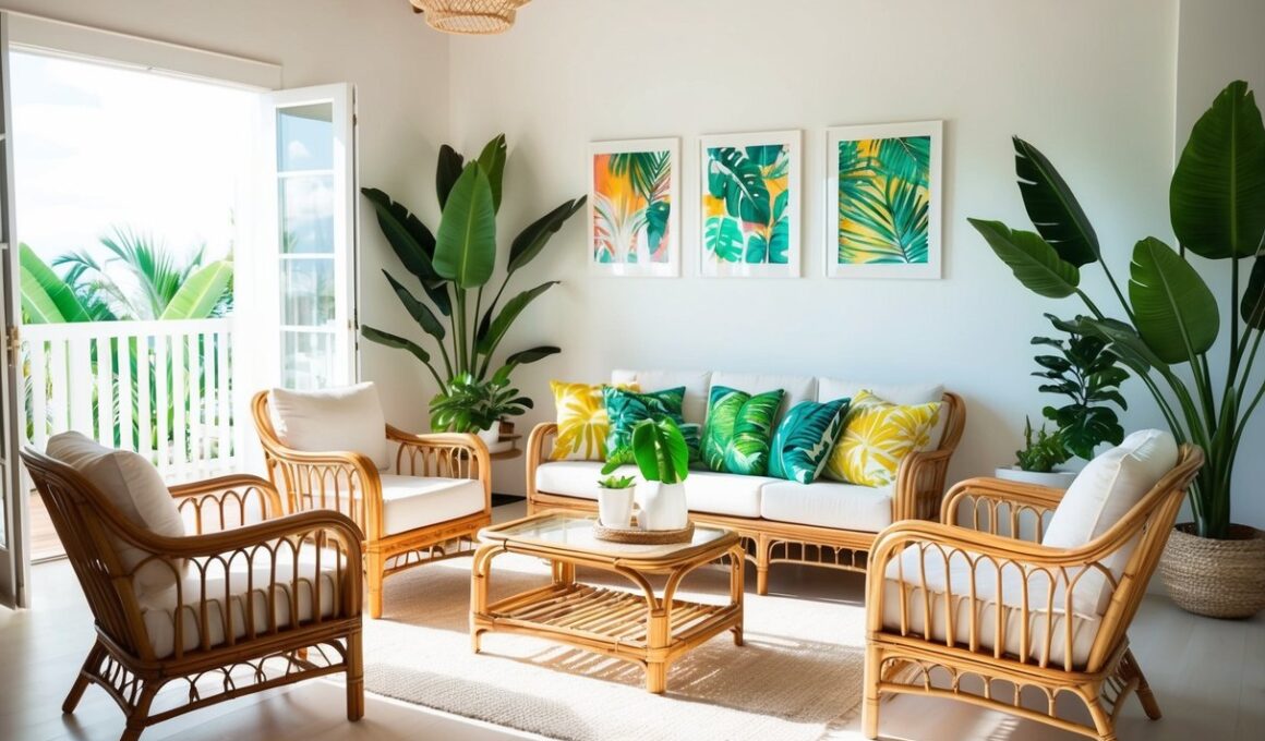 tropical home decor