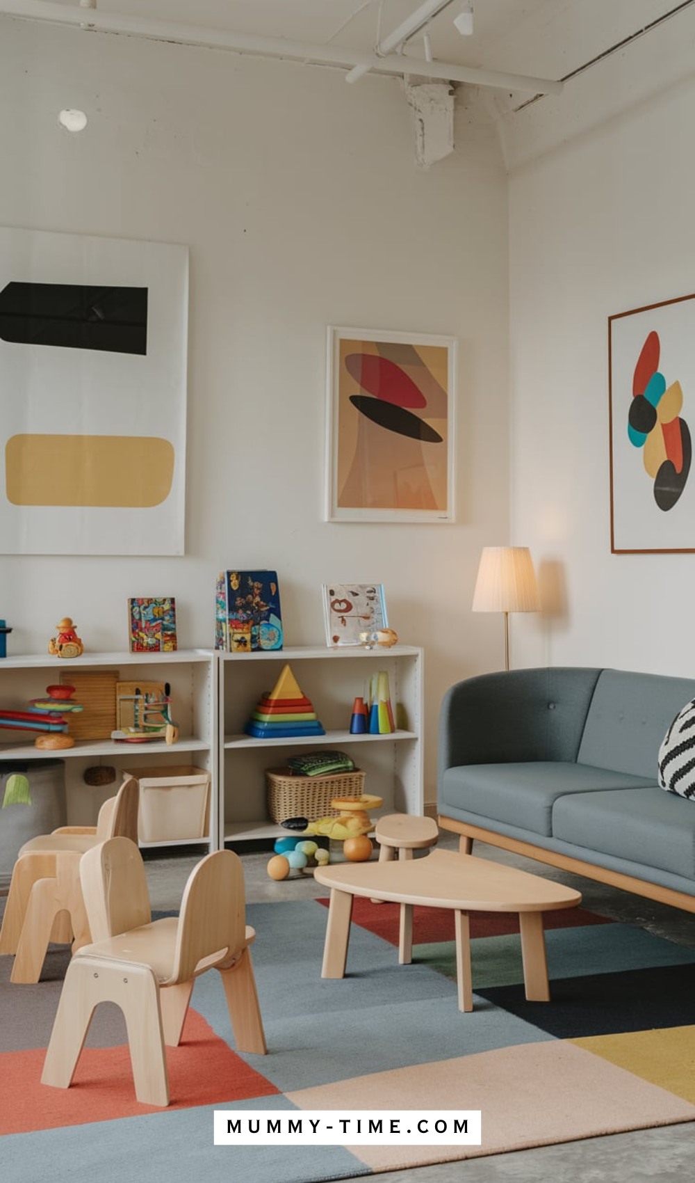 Contemporary Playroom Decor