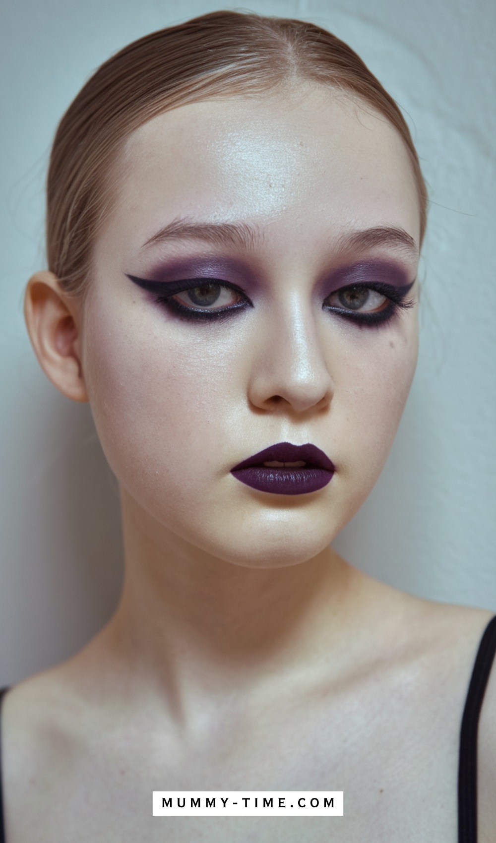 Dark Purple Soft Goth Glam