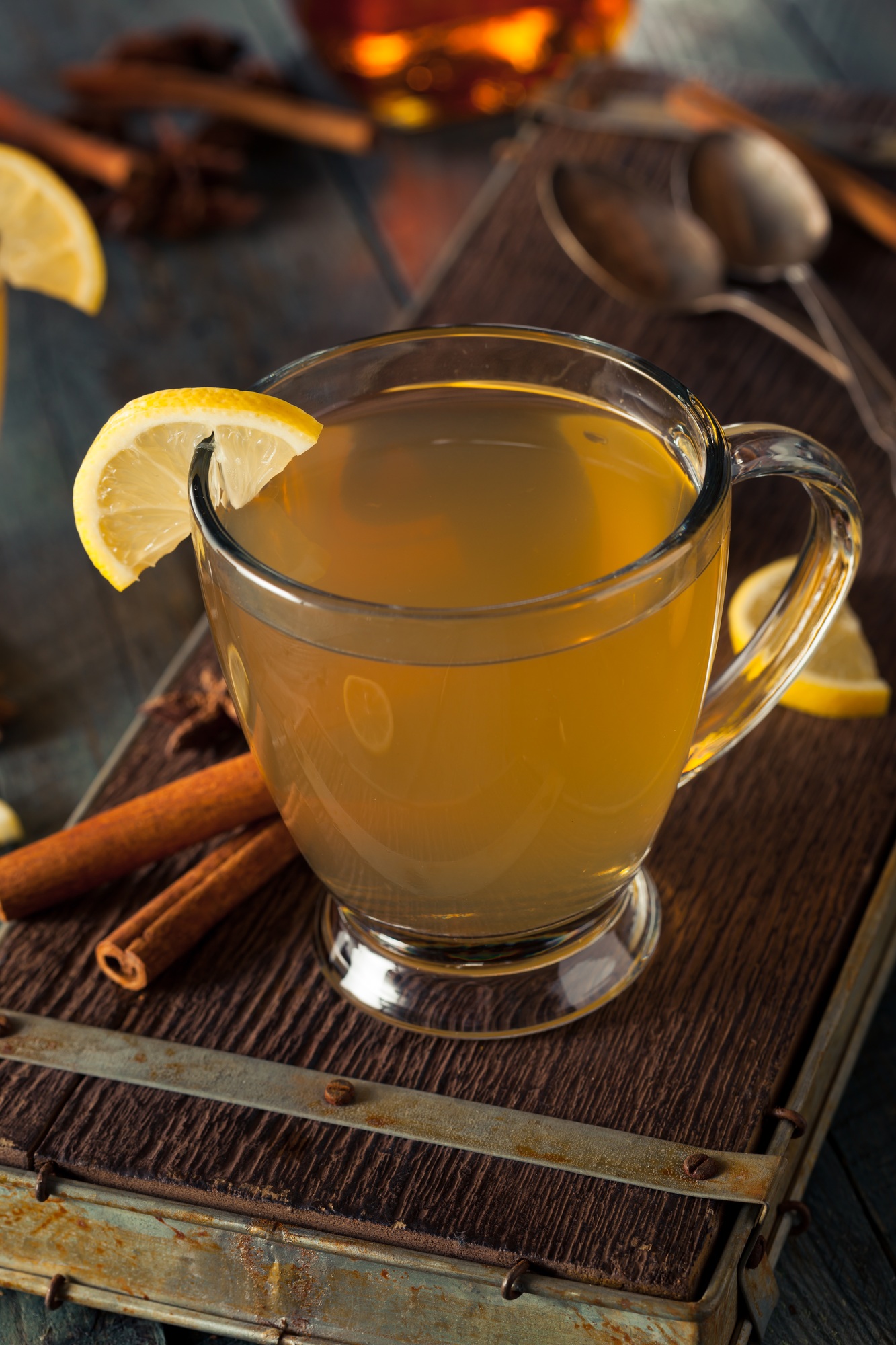 Warm Hot Toddy with Lemon