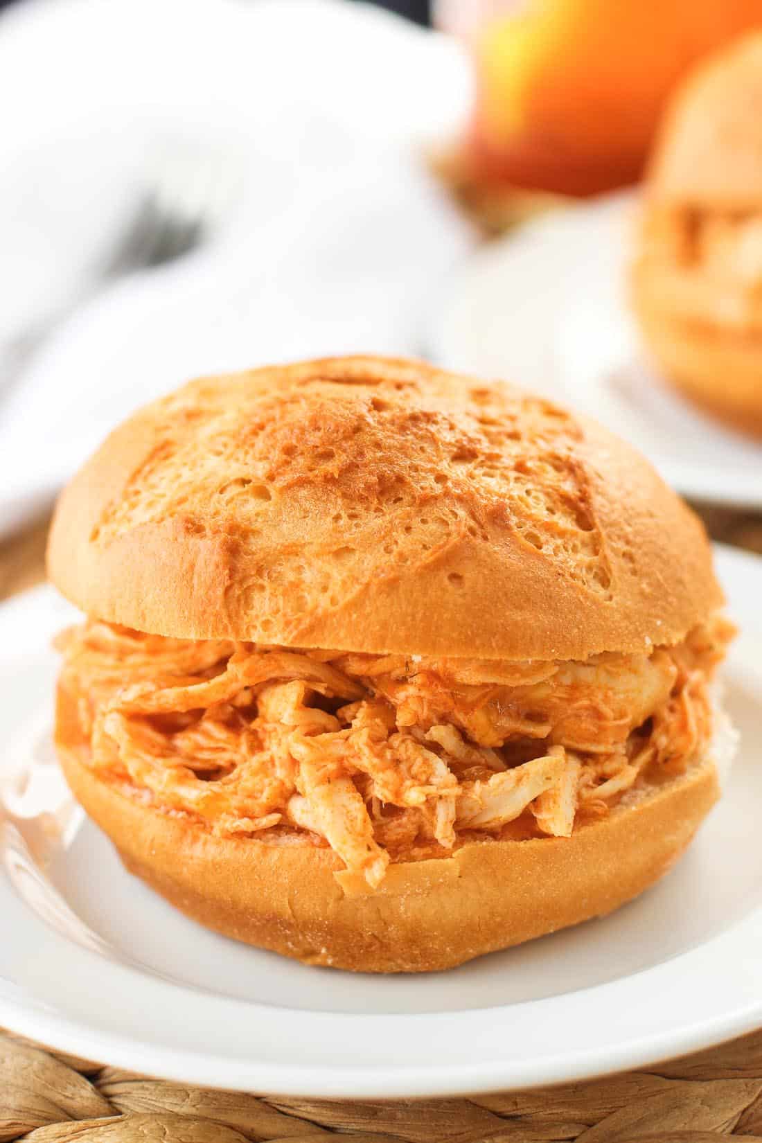 Buffalo-Style Pulled Chicken