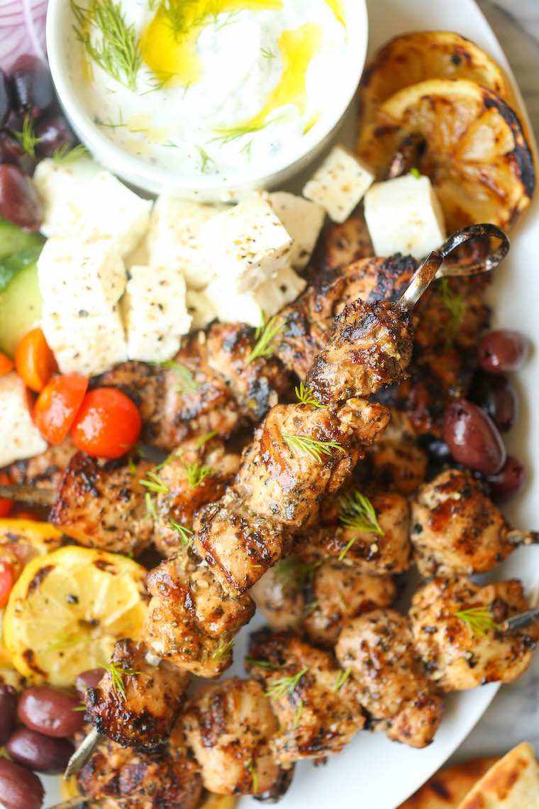 Greek Chicken Skewers