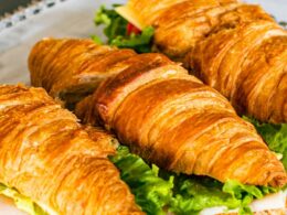 Ham and Cheese Breakfast Croissant