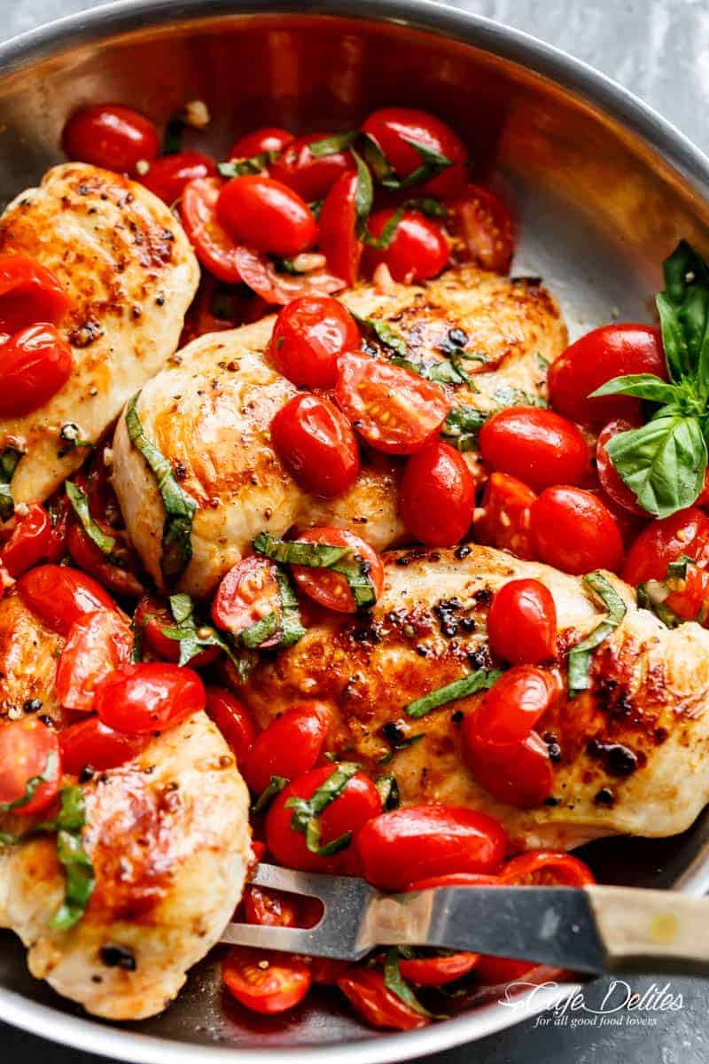 Italian Tomato-Basil Pulled Chicken