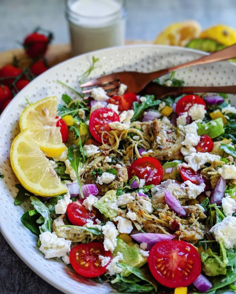 Mediterranean Pulled Chicken