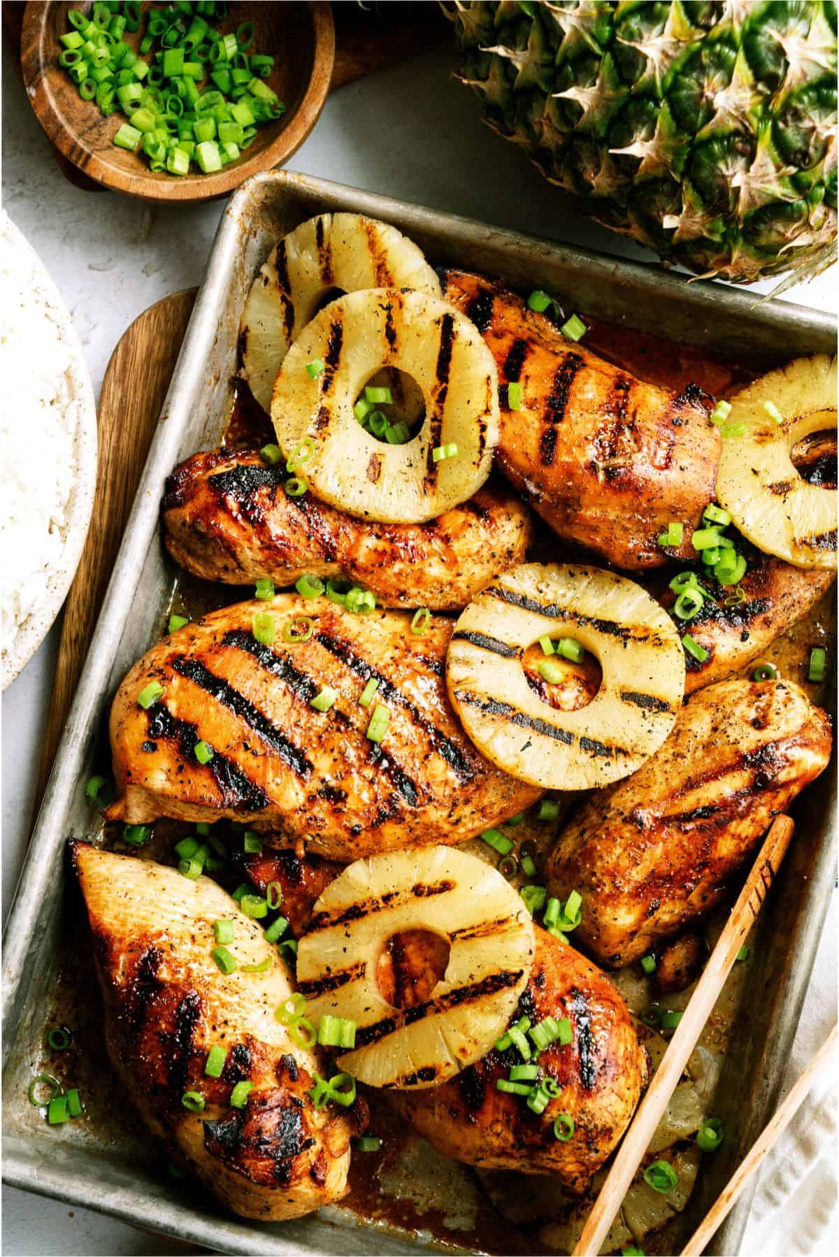 Pineapple Teriyaki Pulled Chicken