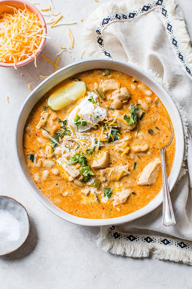 White Chili Pulled Chicken