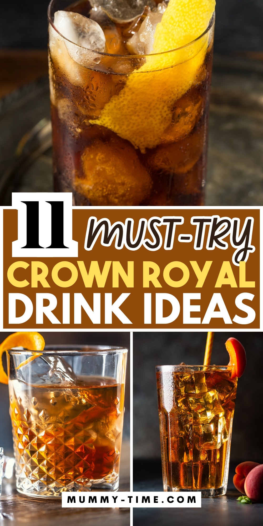 Must Try Crown Royal Drink Ideas-pin