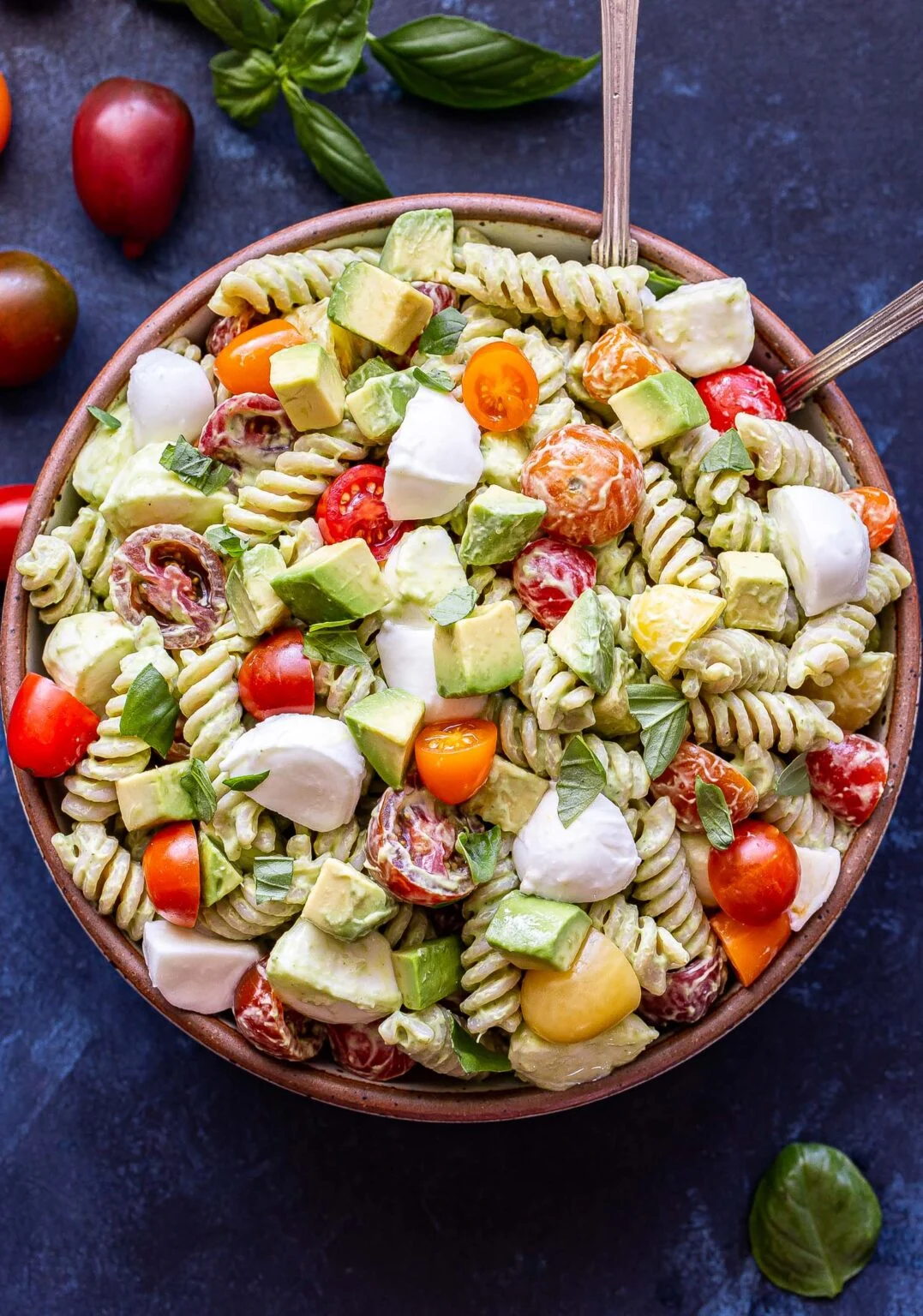 Avocado and Tomato Pasta Salad