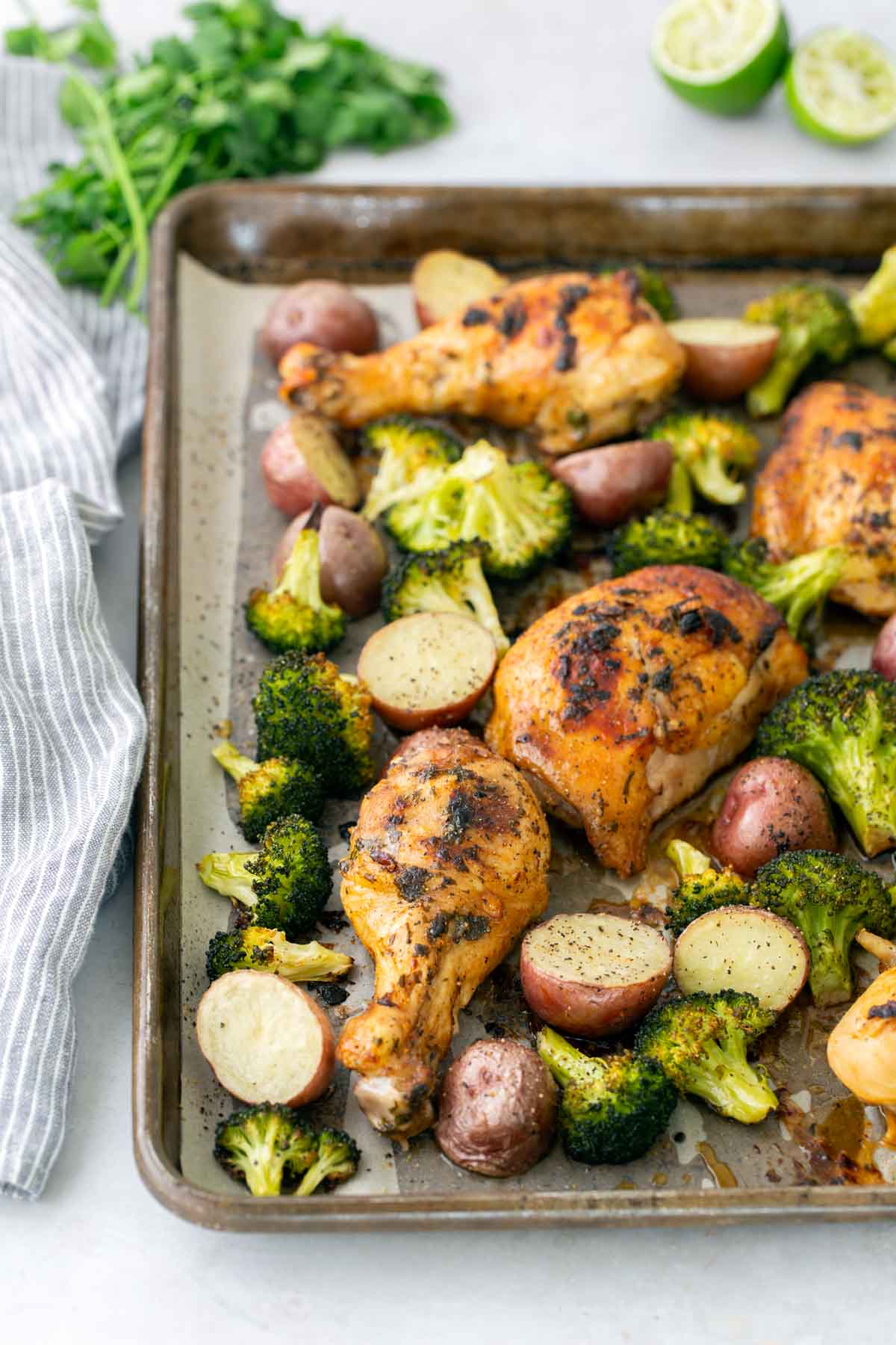 Chili Lime Sheet-Pan Thighs