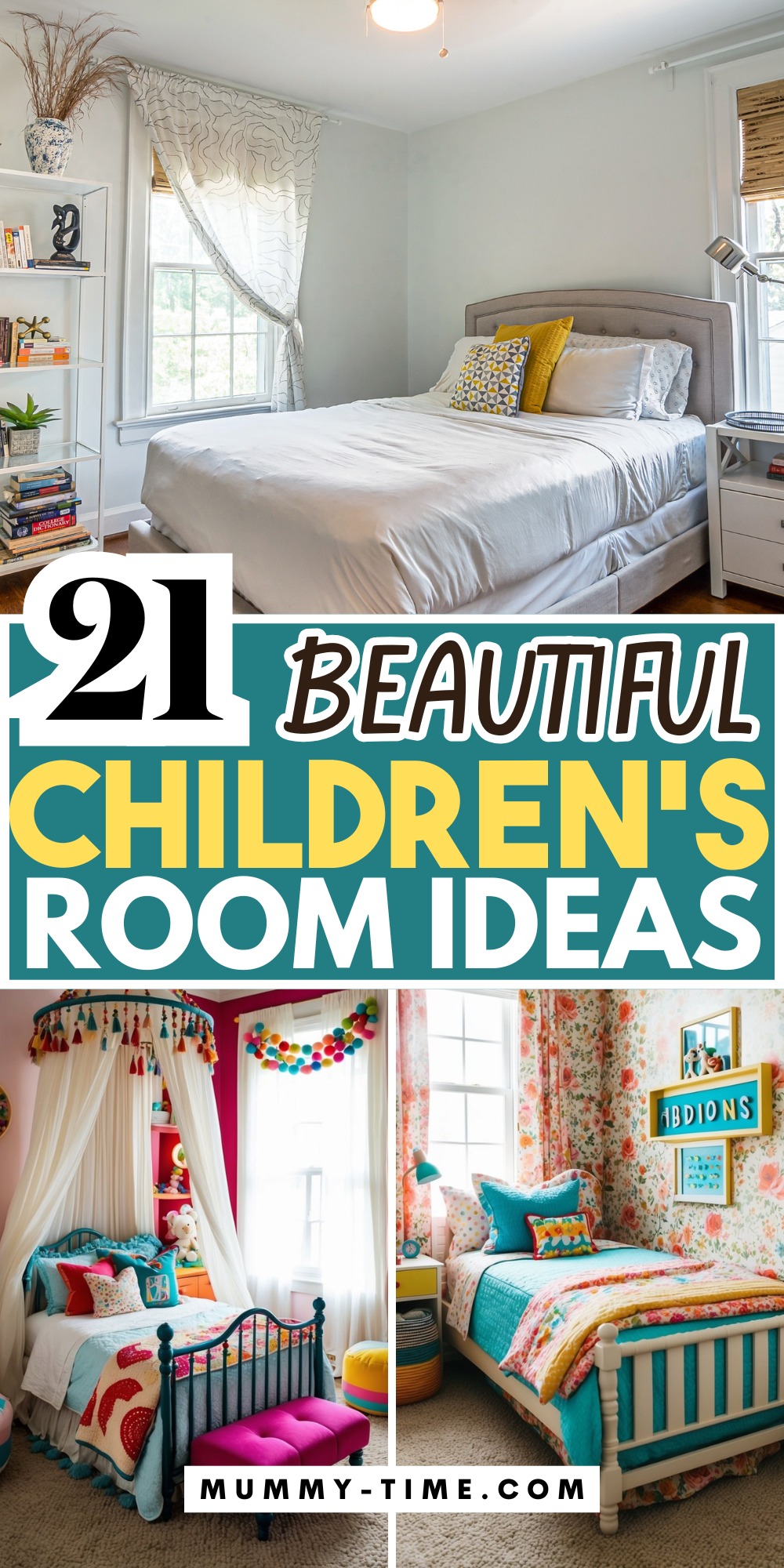 Cute Children’s Bedroom Decor Ideas-pin