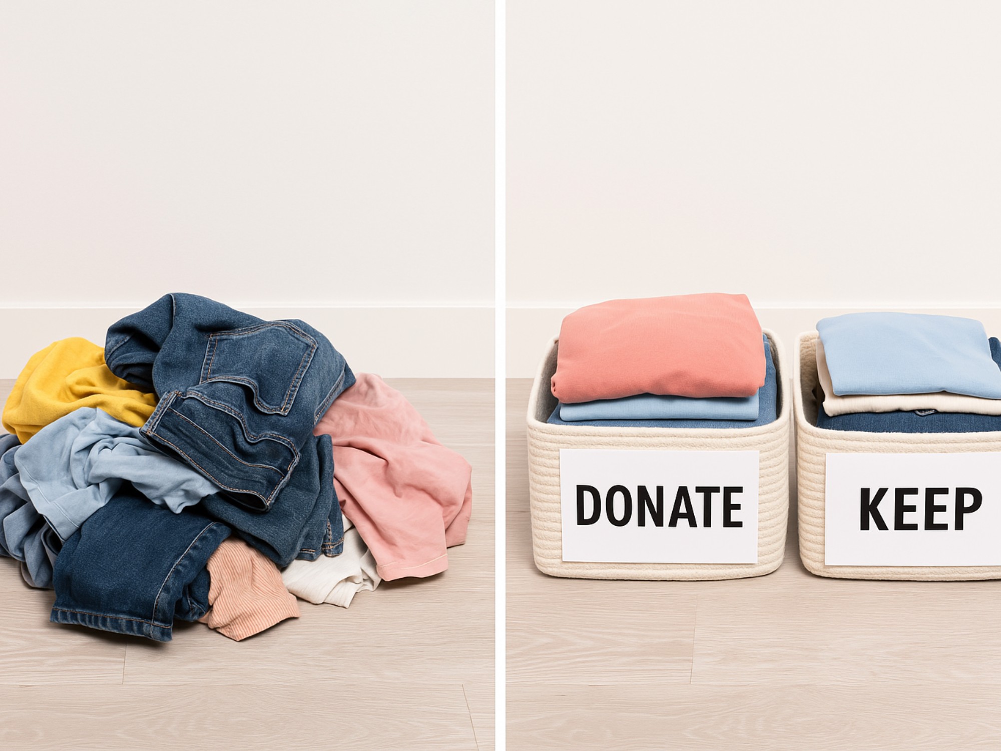 Declutter Before You Fold