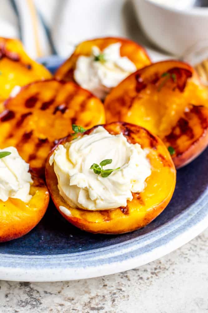 Easy Grilled Peach Dessert