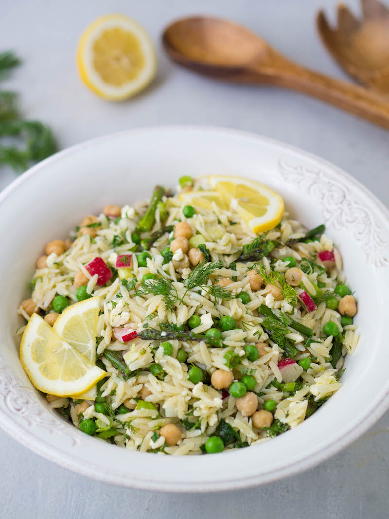 Lemon Herb Orzo Salad