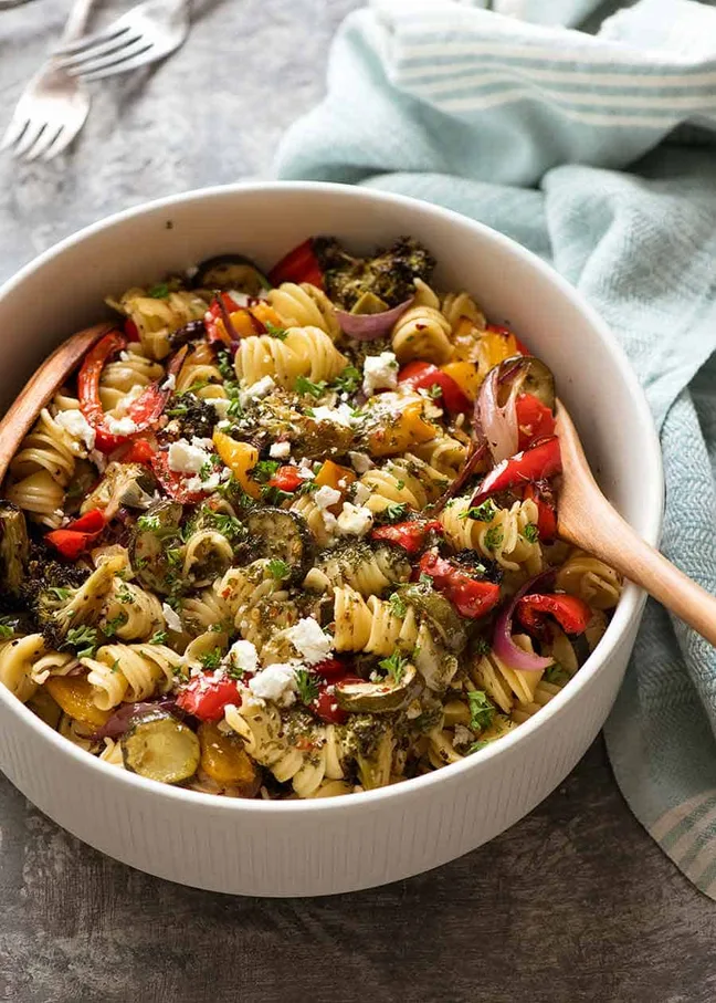 Mediterranean Veggie Pasta Salad