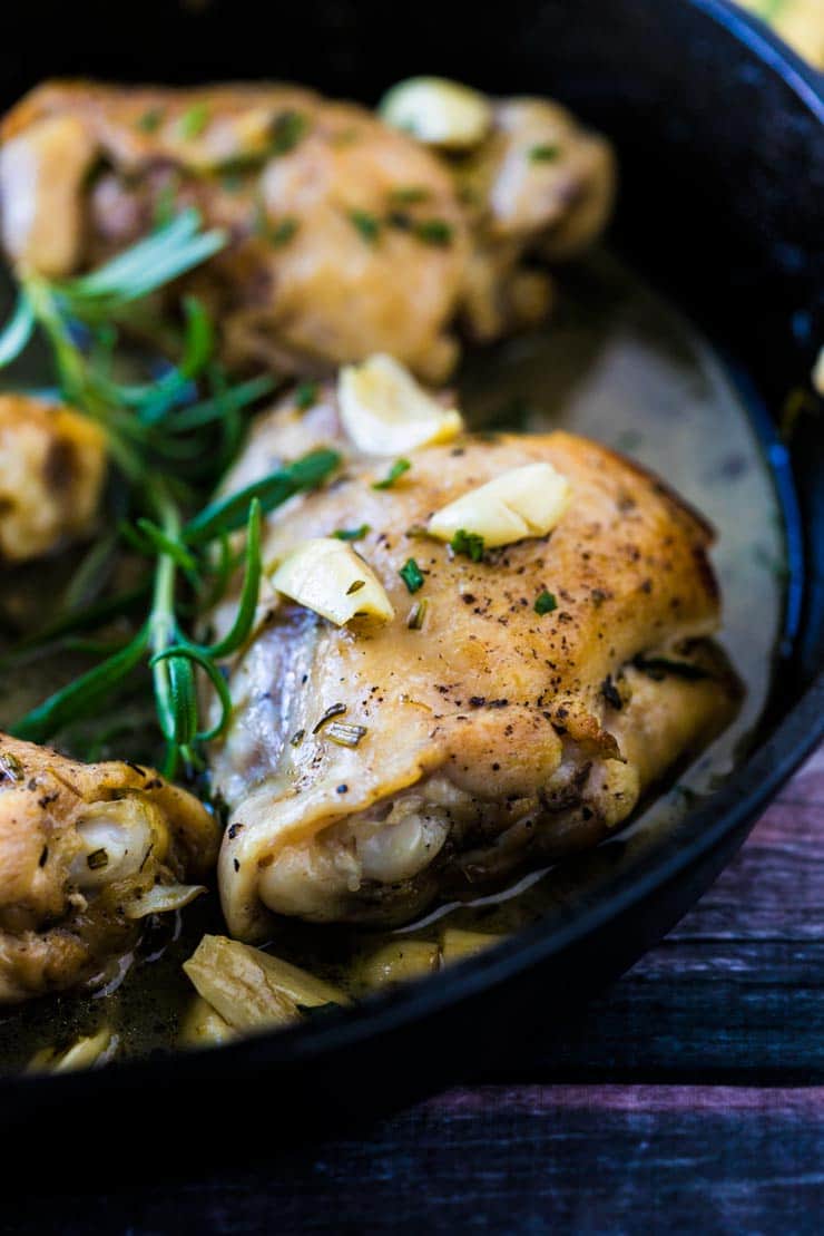 One-Pan Garlic & Herb Thighs