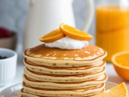 Orange Ricotta Pancakes