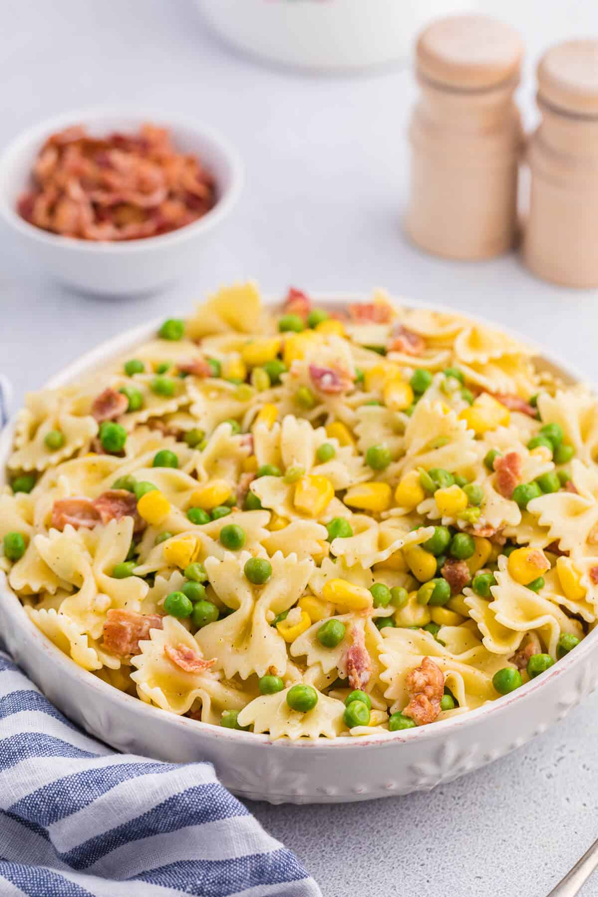 Pasta Salad with Peas and Bacon