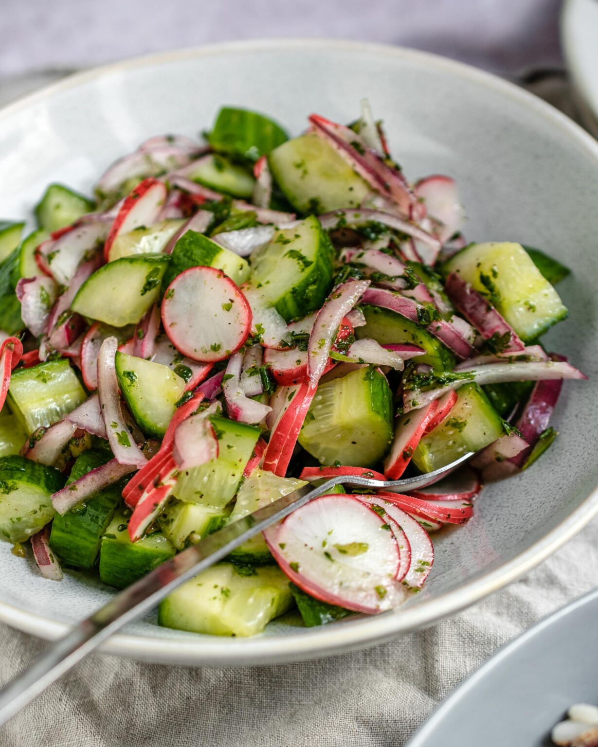 Radish & Cucumber Salad