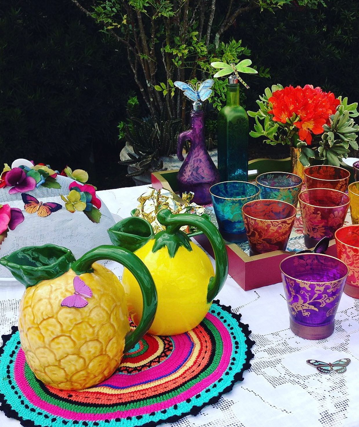 Recycled Handpainted Tableware
