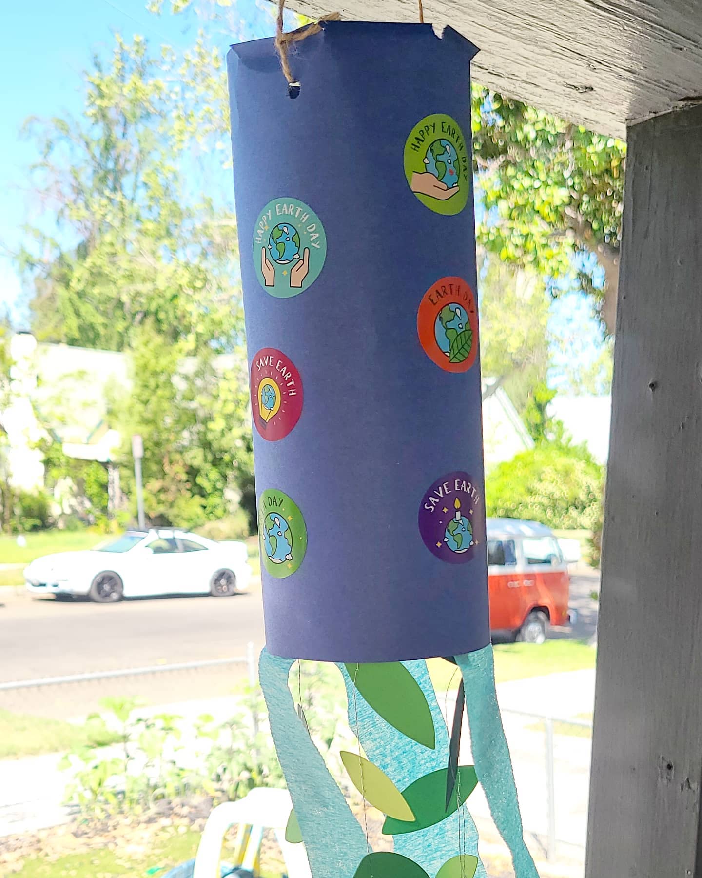 Earth Day windsock craft