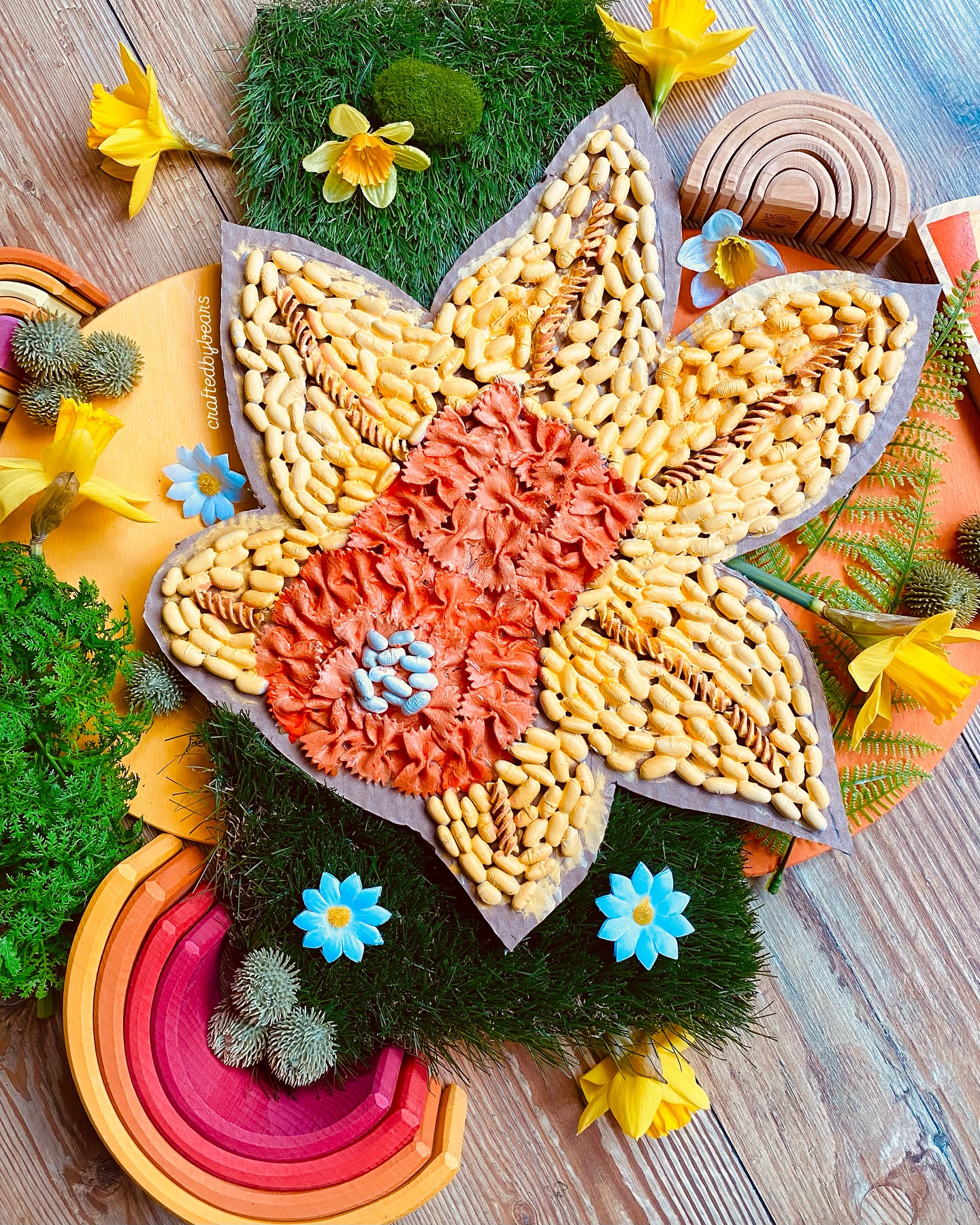 Pasta Daffodil Art